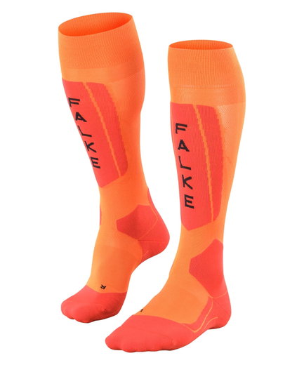 Falke Skisocke SK5 Expert (Kniestrümpfe, ultraleichte Polsterung) orange Herren - 1 Paar