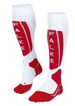 Falke Skisocke SK5 (für Wettkämpfer, ultraleichte Polsterung) weiss/rot Herren - 1 Paar