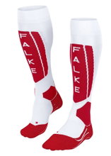 Falke SK5 Ski Socks (for competitors, ultra-light padding) white/red Men's - 1 pair