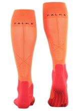 Falke Skisocke SK5 (für Wettkämpfer, ultraleichte Polsterung) orange/rot Herren - 1 Paar