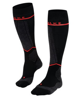 Falke Ski Sock SK Compression Wool (with gradual compression) black Women - 1 Pair