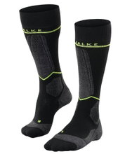 Falke Skisocke SK Compression Wool (mit gradueller Kompression) schwarz Herren - 1 Paar