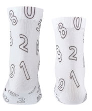 Falke Day Sock Number Paint Set (4 textile pens and 1 pair of FALKE children's socks) white Children - 1 pair