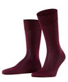 Falke Day Sock Crew Sensitive Malaga (fine mesh, cotton) burgundy Men - 1 Pair