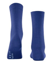 Falke Tagessocke Softmerino (leichte, Merinowolle) blau Damen - 1 Paar