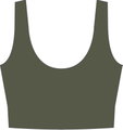 Falke Funktionsunterwäsche Sport-Bra (verstellbare Träger, Polyamid-Mischung) herbgrün Damen