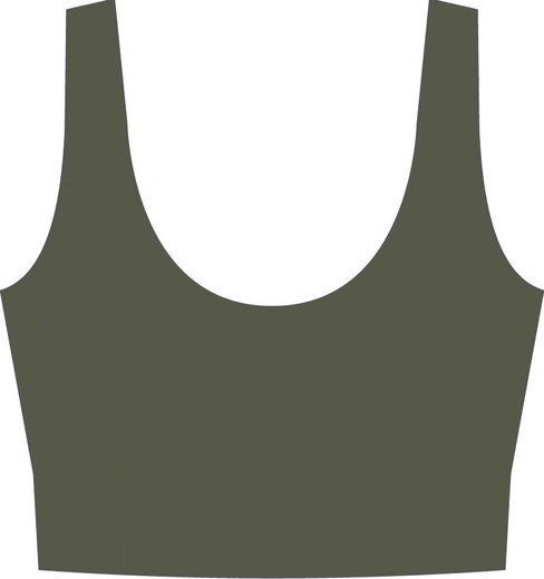 Falke Funktionsunterwäsche Sport-Bra (verstellbare Träger, Polyamid-Mischung) herbgrün Damen