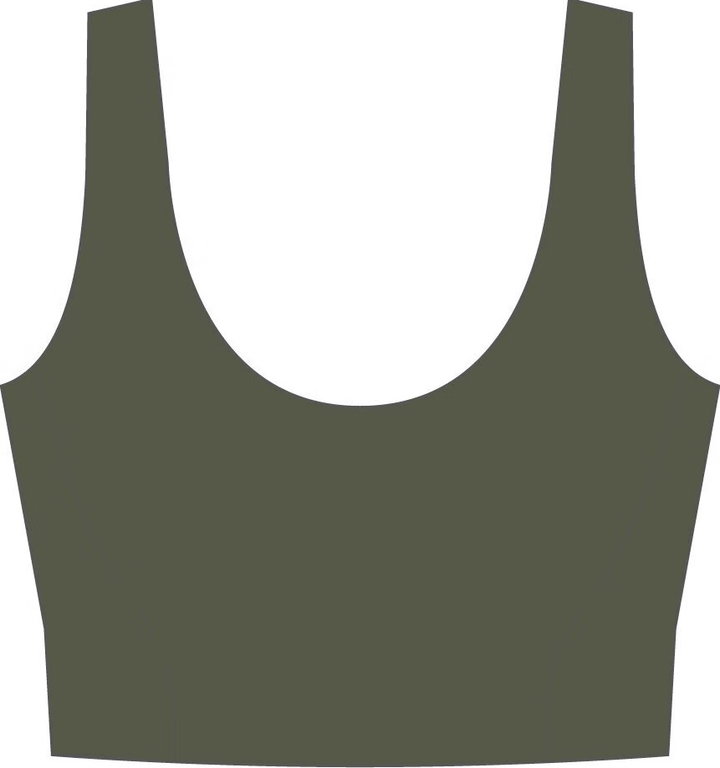 Falke Funktionsunterwäsche Sport-Bra (verstellbare Träger, Polyamid-Mischung) herbgrün Damen