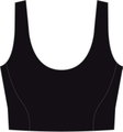 Falke Funktionsunterwäsche Sport-Bra (verstellbare Träger, Polyamid-Mischung) schwarz Damen
