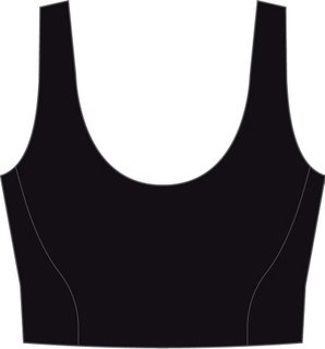 Falke Funktionsunterwäsche Sport-Bra (verstellbare Träger, Polyamid-Mischung) schwarz Damen