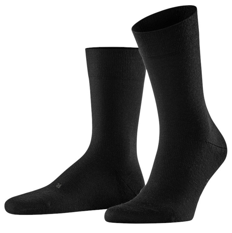 Falke Tagessocke Stabilizing Wool Everyday (gezielter Kompression) schwarz Herren - 1 Paar