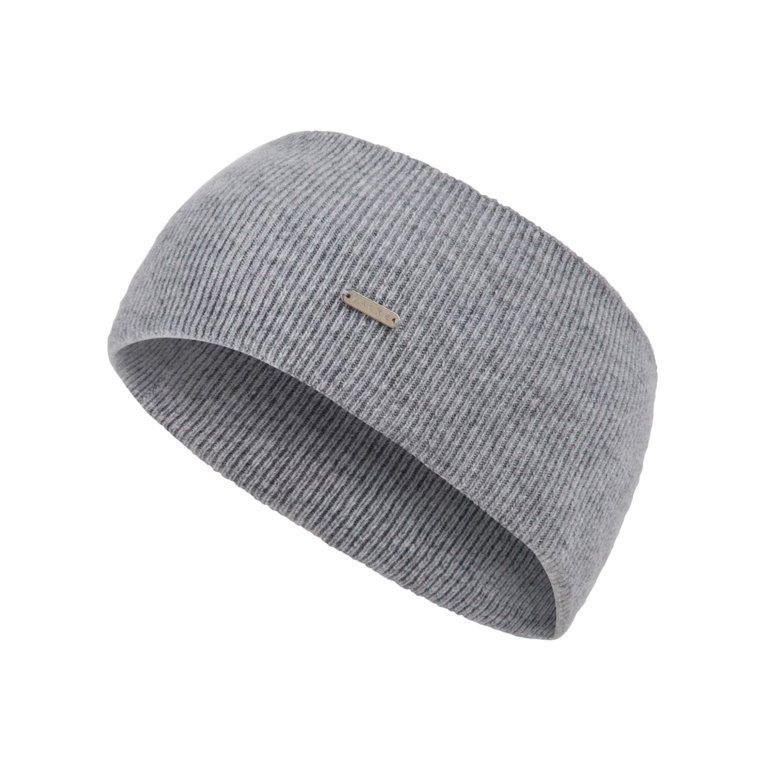 Falke Stirnband Pure Cashmere (Kaschmir) - grau - 1 Stück