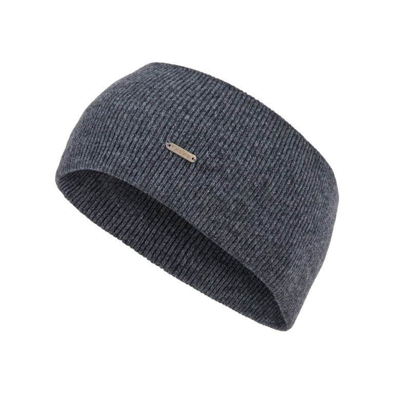 Falke Stirnband Pure Cashmere (Kaschmir) - dunkelgrau - 1 Stück