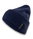 Falke knitted hat (beanie) unisex - merino wool, ribbed structure - navy blue - 1 piece