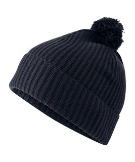 Falke Strickmütze (Bommel) Pure - Kaschmir, Bommel - navyblau - 1 Stück