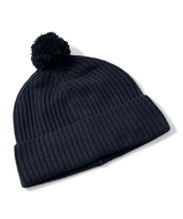 Falke Knitted Beanie (Pom Pom) Pure - Cashmere, Pom Pom - navy blue - 1 piece