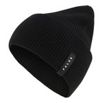 Falke Strickmütze (Beanie) - Merinowolle, Rippenstruktur - schwarz - 1 Stück