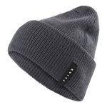 Falke Strickmütze (Beanie) - Merinowolle, Rippenstruktur - dunkelgrau - 1 Stück