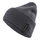 Falke Strickmütze (Beanie) - Merinowolle, Rippenstruktur - dunkelgrau - 1 Stück