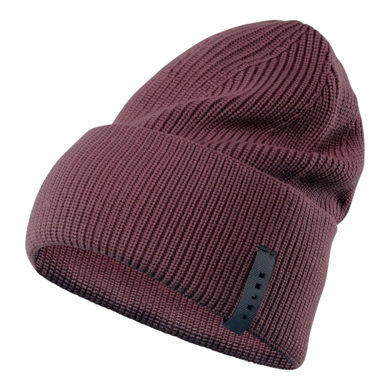Falke Strickmütze (Beanie) - Merinowolle, Rippenstruktur - chocolatebraun - 1 Stück
