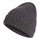 Falke Strickmütze (Beanie) Hat Unisex - Merinowolle, Rippenstruktur, Umschlag - dunkelgrau - 1 Stück
