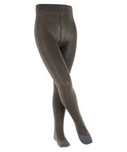Falke Tights Active Warm (light, warming Merino wool) anthracite grey Children