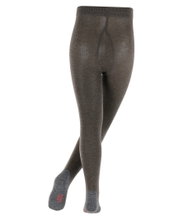 Falke Tights Active Warm (light, warming Merino wool) anthracite grey Children