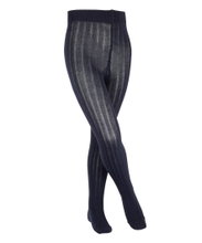 Falke Tights Classic Rib (Ribbed Structure, Sustainable Cotton) Navy Blue Children
