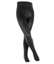 Falke Tights Family (sustainable cotton, highest wearing comfort) black Children