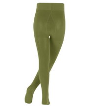 Falke Tights Family (sustainable cotton, highest wearing comfort) green Kids