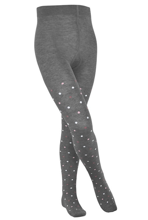 Falke Strumpfhose Multidot 2024 (nachhaltige Baumwolle) grau Kinder