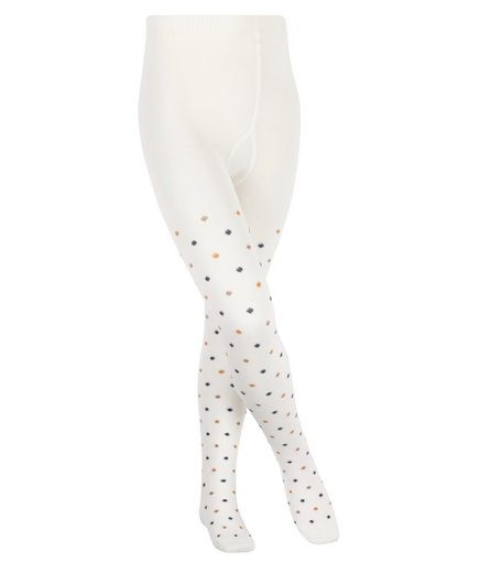Falke Strumpfhose Multidot (hautschmeichelnde Baumwolle) cremefarben Kinder