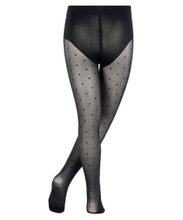 Falke Tights Romantic Dot (transparent and matte fine tights) black Kids