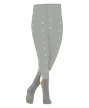Falke Tights Winter Badger (sustainable cotton, snowflake pattern) light grey Kids