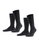 Falke Day Sock Crew Swing anthracite Men - 2 pairs
