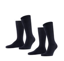 Falke Daily Sock Crew Swing Navy Blue Men - 2 Pairs