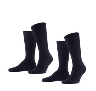 Falke Daily Sock Crew Swing Navy Blue Men - 2 Pairs