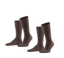 Falke Daily Sock Crew Swing brown Men - 2 Pairs