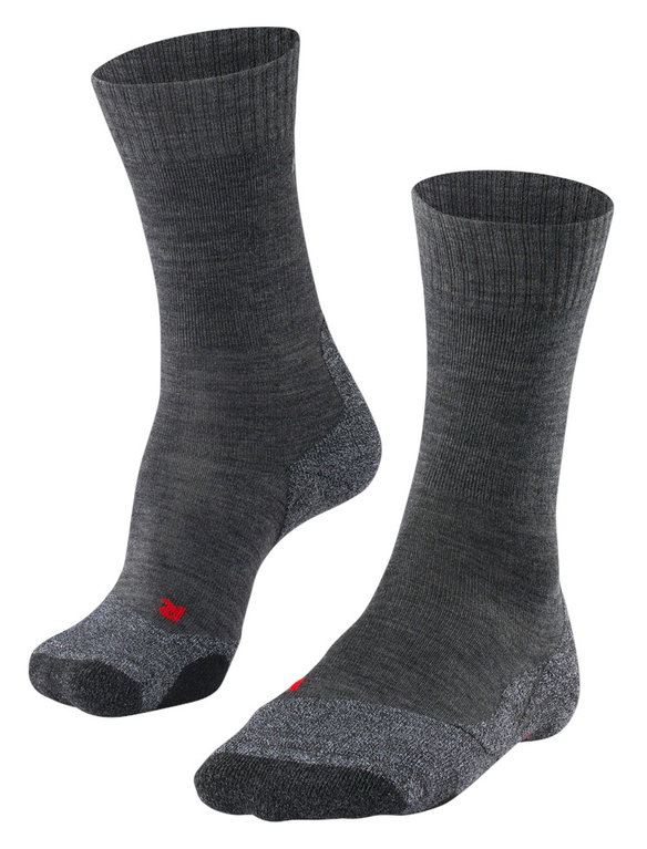 Falke Trekkingsocke TK2 (Merinowolle, für leichtes Gelände) asphaltgrau Herren - 1 Paar