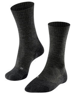 Falke Trekkingsocke TK2 Wool (lightly padded, for long hikes) smog grey Men - 1 Pair