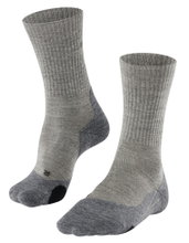Falke Trekkingsocke TK2 Wool (leicht gepolstert, für lange Wanderungen) grau Herren - 1 Paar