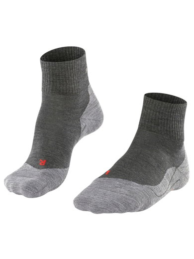 Falke Trekkingsocke TK5 Short (leichte Polsterung für leichte Wanderungen) dunkelgrau Herren - 1 Paar
