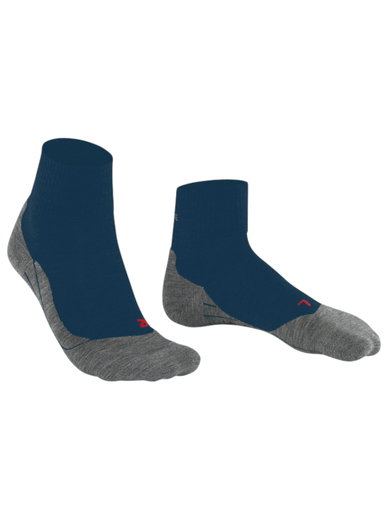 Falke Trekkingsocke TK5 Short (leichte Polsterung für leichte Wanderungen) blau/grau Herren - 1 Paar