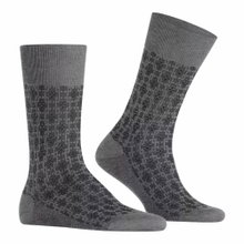 Falke Daily Sock Artwork Tie (perfect fit) grey men's - 1 pair