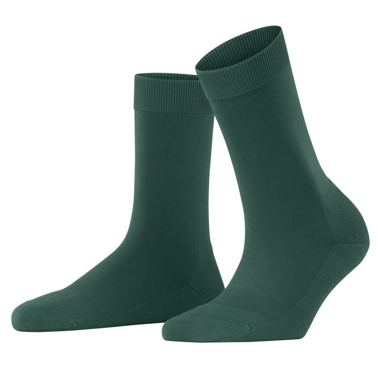 Falke Tagessocke ClimaWool (Merinowolle, feuchtigkeitsregulierend) huntergrün Damen - 1 Paar