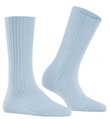 Falke Tagessocke Cosy Wool Boot (angenehmes Tragegefühl) hellblau Damen - 1 Paar