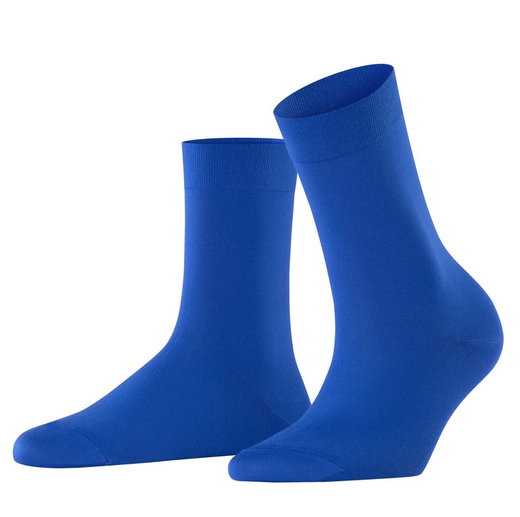 Falke Tagessocke Cotton Touch New (nachhaltige Baumwolle) royalblau Damen - 1 Paar