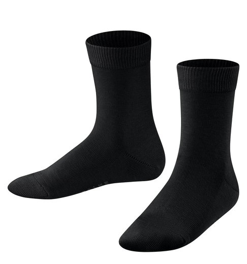 Falke Daily Sock Family (sustainable cotton comfort) black Kids - 1 Pair