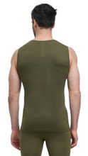 Falke Funktionsunterwäsche Tank-Top Warm (perfekte Feuchtigkeits- und Temperaturregulierung) olivegrün Herren