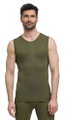 Falke Funktionsunterwäsche Tank-Top Warm (perfekte Feuchtigkeits- und Temperaturregulierung) olivegrün Herren